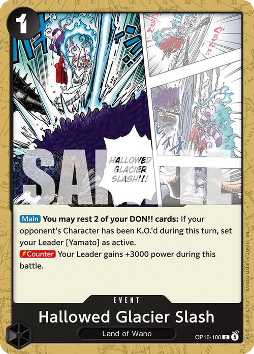 Hallowed Glacier Slash Frente