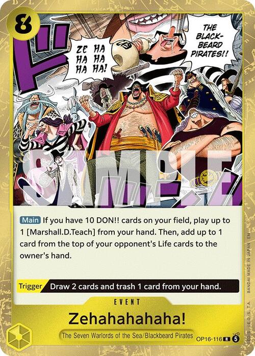 Zehahahahaha! Card Front