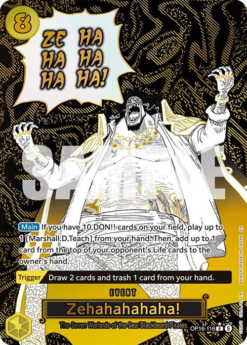 Zehahahahaha! Card Front