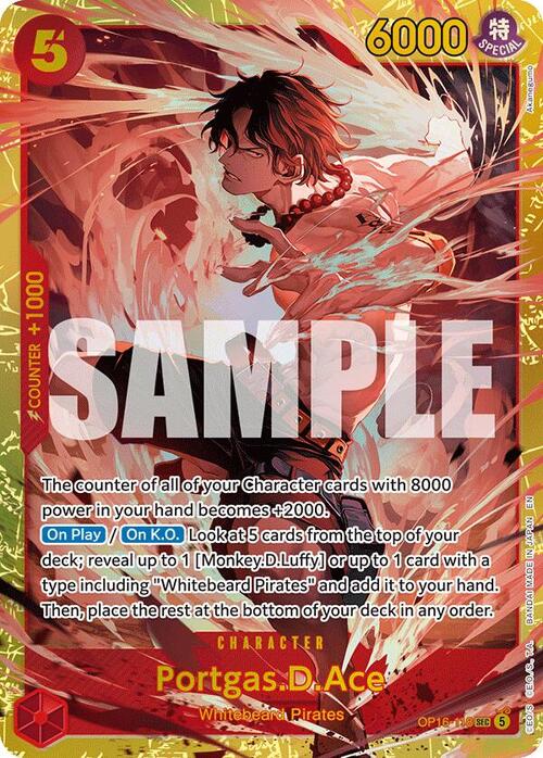 Portgas.D.Ace Card Front