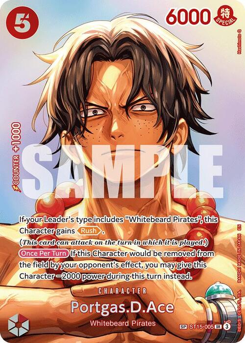 Portgas.D.Ace Card Front
