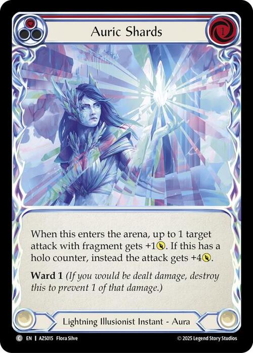 Auric Shards (Red) Card Front