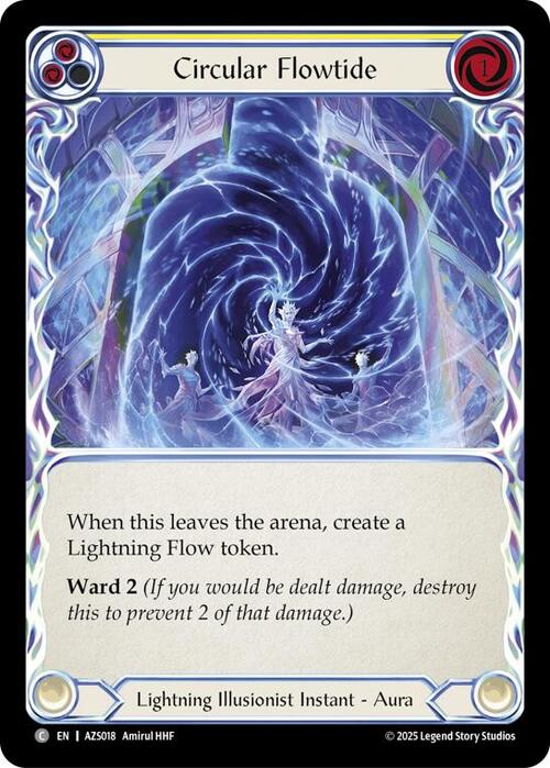 Circular Flowtide Card Front
