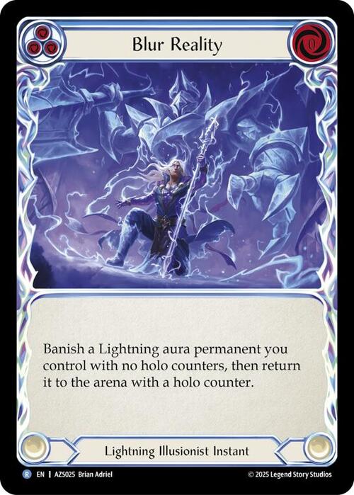 Blur Reality Card Front