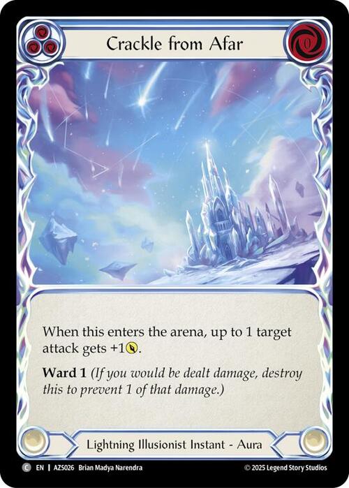 Crackle from Afar Card Front