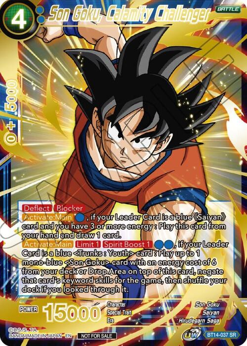 Son Goku, Calamity Challenger Frente