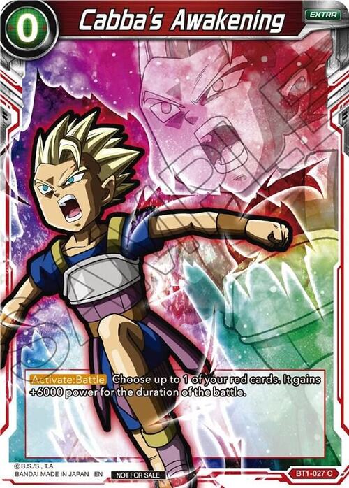 Cabba's Awakening Frente