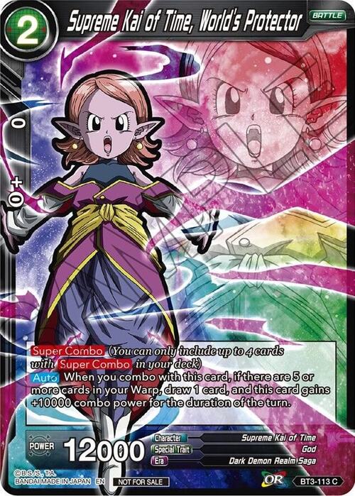 Supreme Kai of Time, World's Protector Card Front