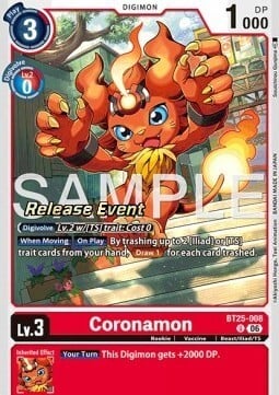 Coronamon Card Front