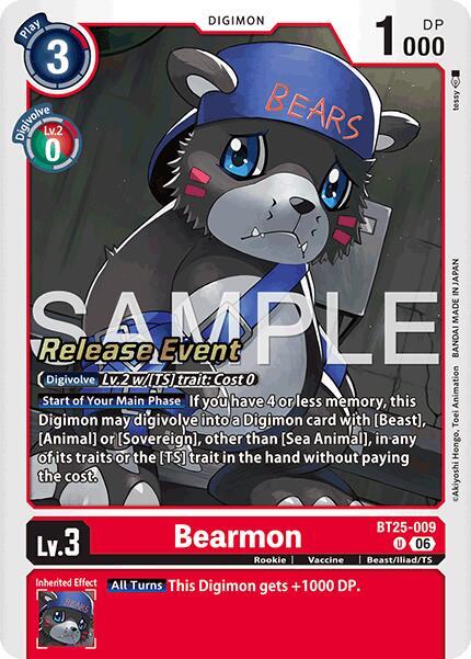 Bearmon Card Front