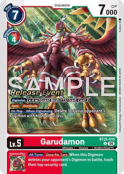 Garudamon Card Front
