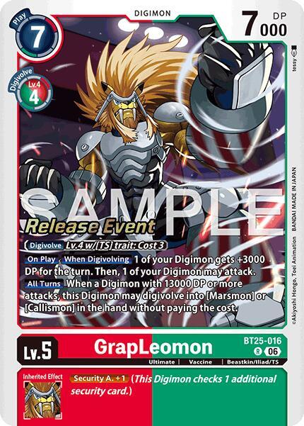 GrapLeomon Card Front