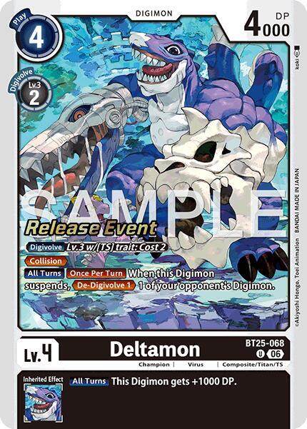 Deltamon Card Front