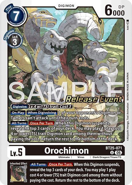 Orochimon Card Front