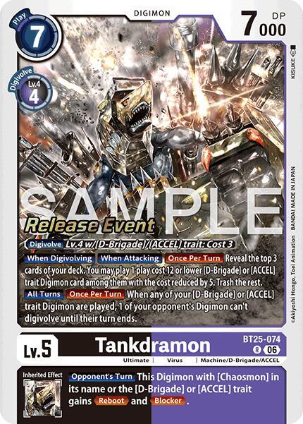 Tankdramon Card Front