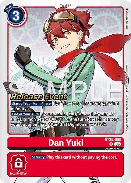 Dan Yuki Card Front