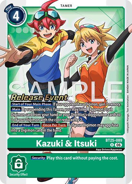 Kazuki & Itsuki Card Front