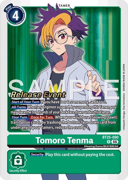 Tomoro Tenma Card Front