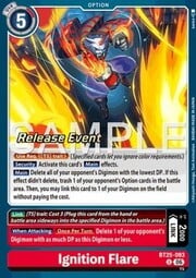 Ignition Flare · Pre-Release Stamped BT25-093