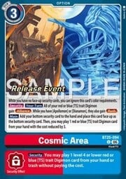 Cosmic Area · Pre-Release Stamped BT25-094