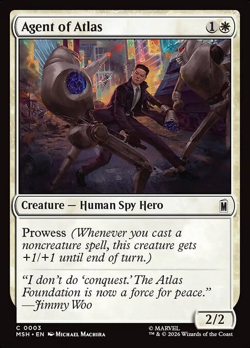 Agent of Atlas Card Front