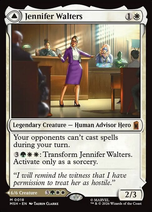Jennifer Walters // The Sensational She-Hulk Card Front