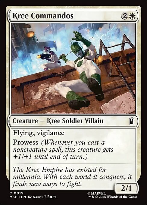 Kree Commandos Card Front