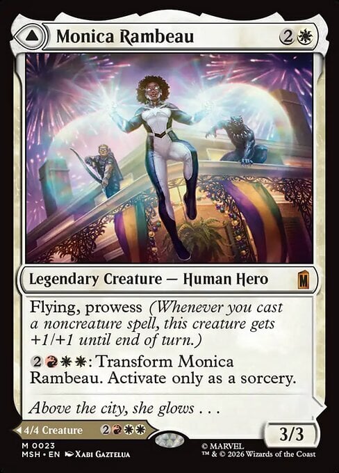 Monica Rambeau // Photon, Living Light Card Front