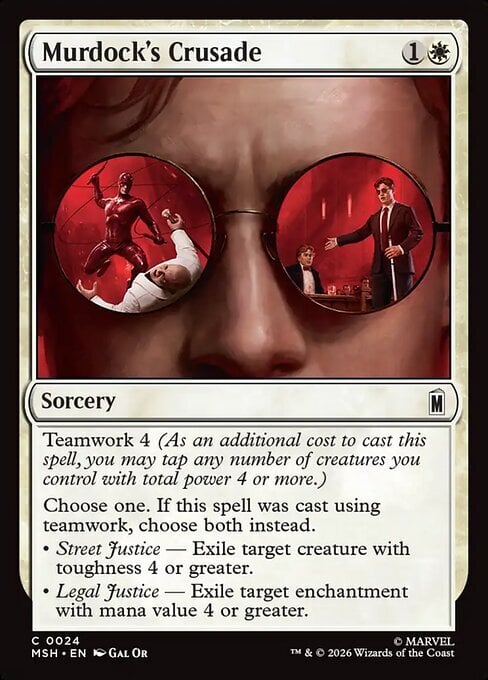 Murdock's Crusade Card Front