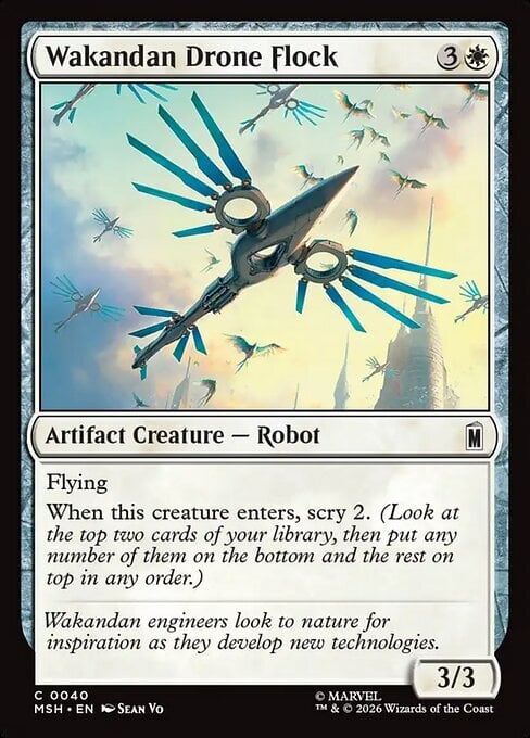 Wakandan Drone Flock Frente