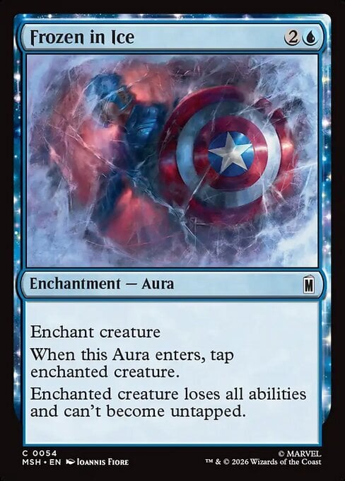 Frozen in Ice Card Front