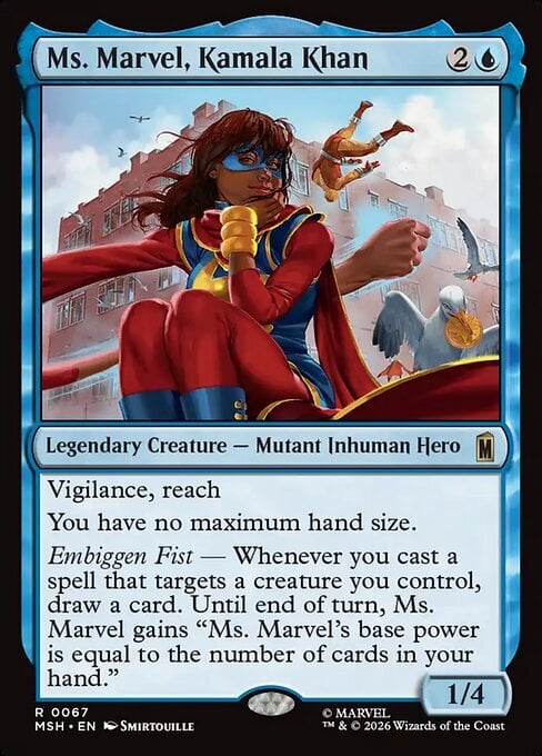 Ms. Marvel, Kamala Khan Card Front