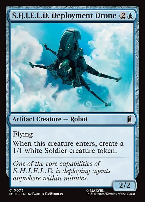 S.H.I.E.L.D. Deployment Drone Card Front