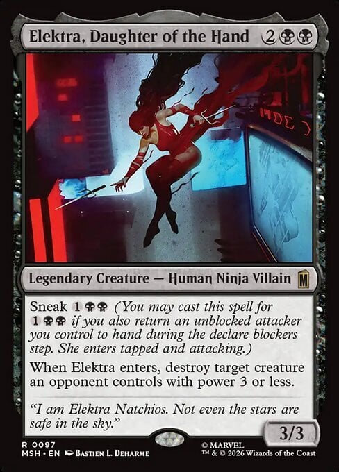 Elektra, Daughter of the Hand Frente