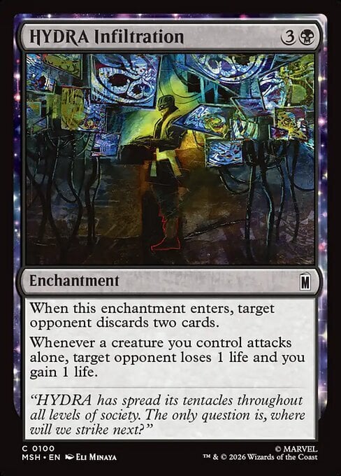 HYDRA Infiltration Card Front