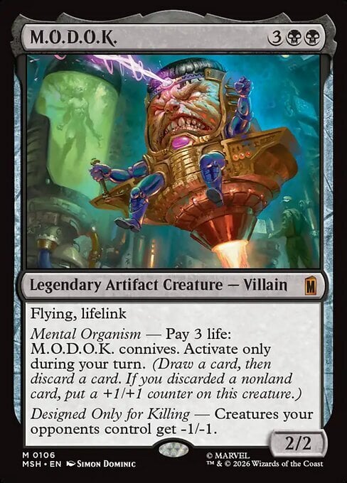 M.O.D.O.K. Card Front