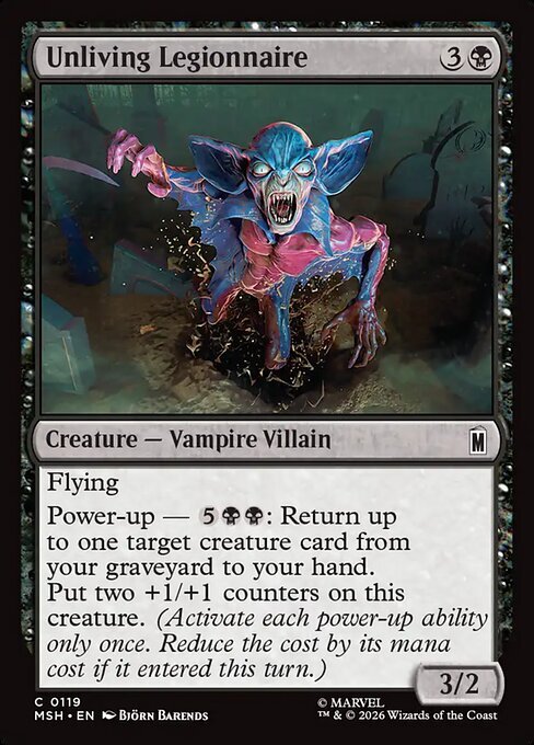 Unliving Legionnaire Card Front