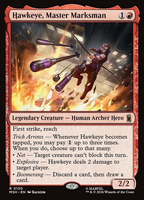 Hawkeye, Master Marksman Frente