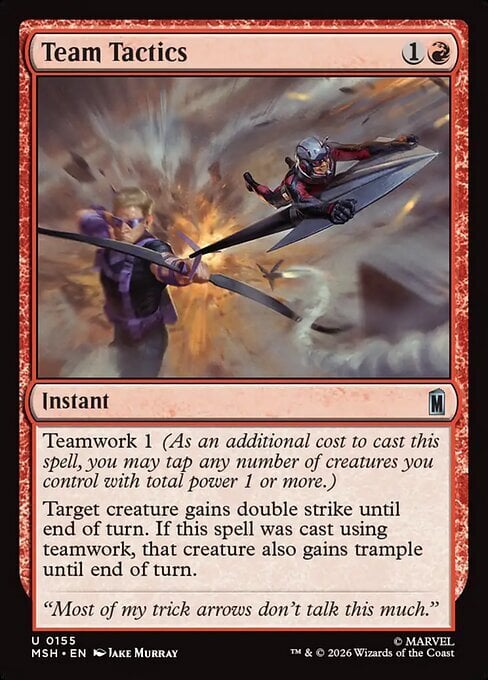 Team Tactics Card Front
