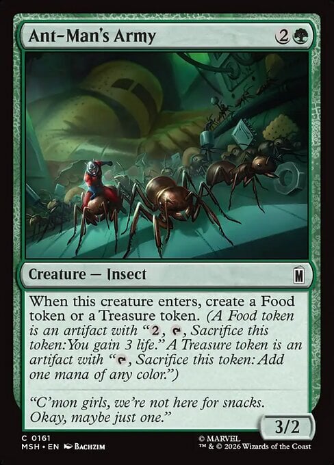 Ant-Man's Army Card Front