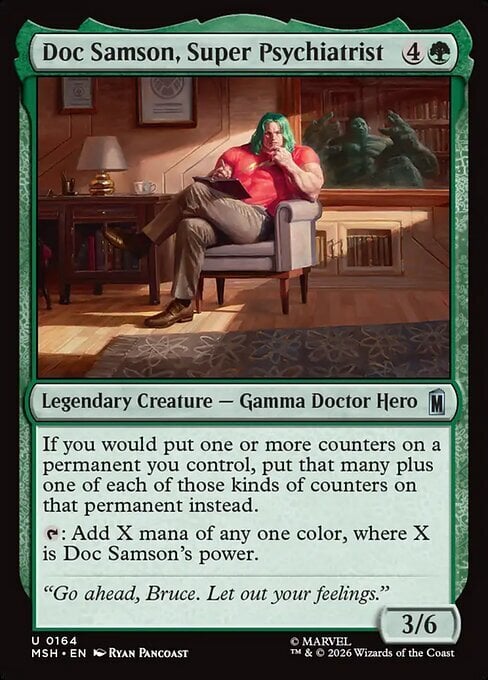 Doc Samson, Super Psychiatrist Card Front