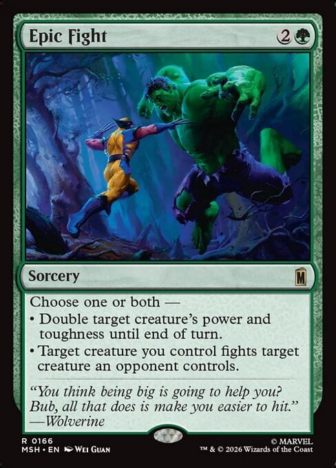 Epic Fight Card Front