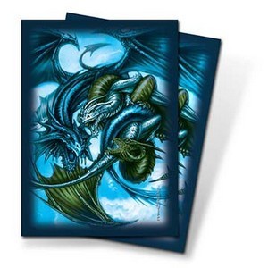 50 Monte Moore: Trinity Dragons Sleeves (Blue)