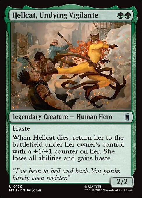 Hellcat, Undying Vigilante Frente