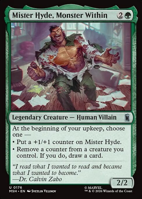 Mister Hyde, Monster Within Card Front