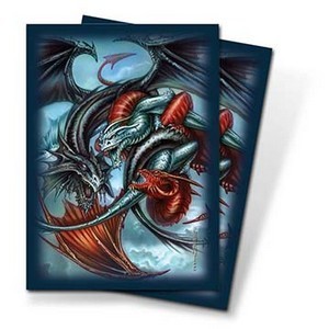 50 Monte Moore: Trinity Dragons Sleeves (Red)