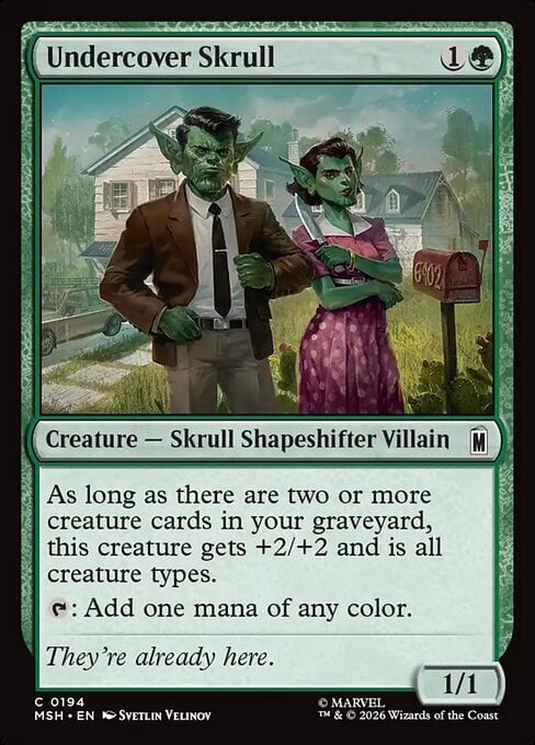 Undercover Skrull Card Front