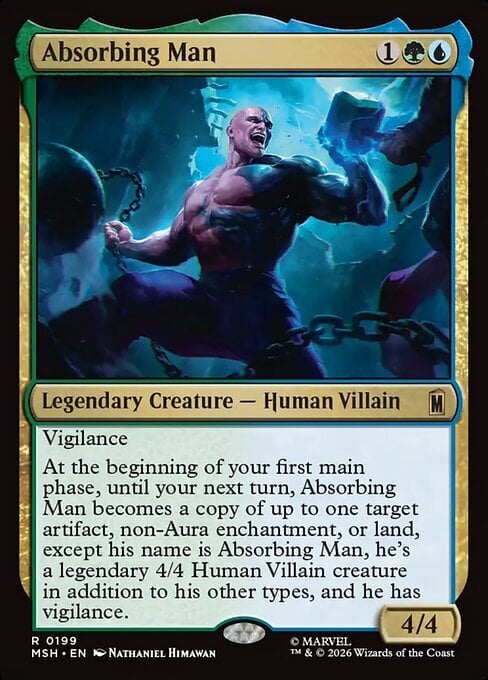Absorbing Man Card Front