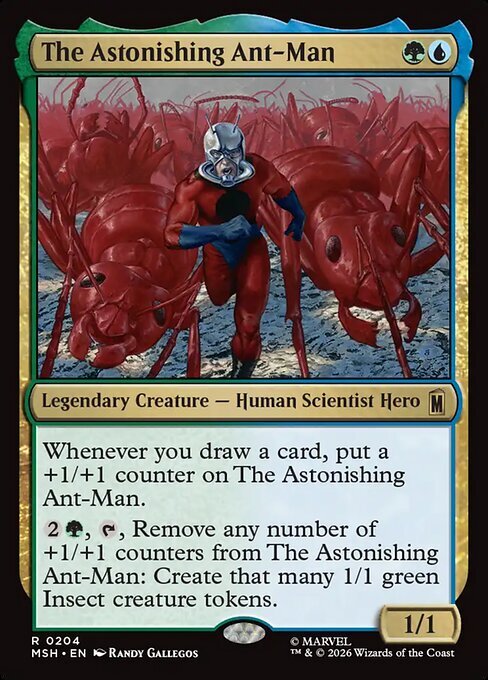 The Astonishing Ant-Man Card Front
