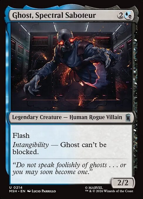 Ghost, Spectral Saboteur Card Front